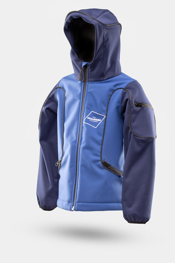 Halo LED Jacket - Softshell, blue